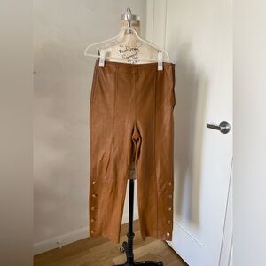 Uterque Brown Straight Leg Pants